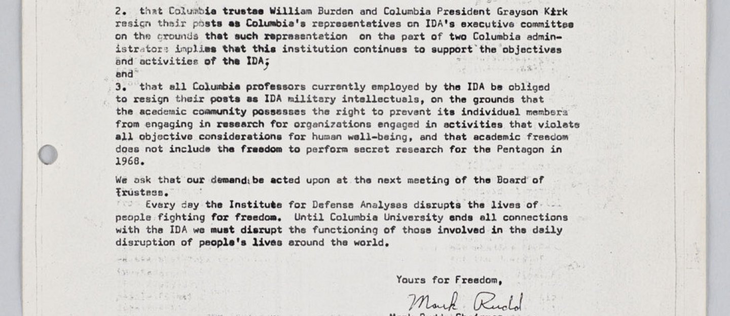 Image of Causes: Institute for Defence Analysis