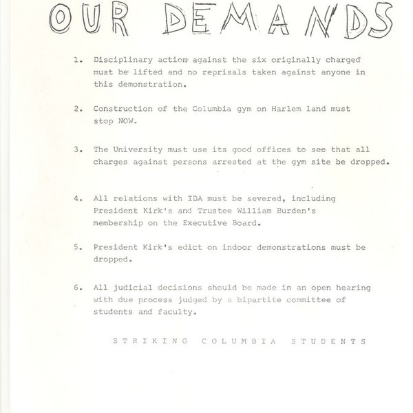 Image of Our Demands