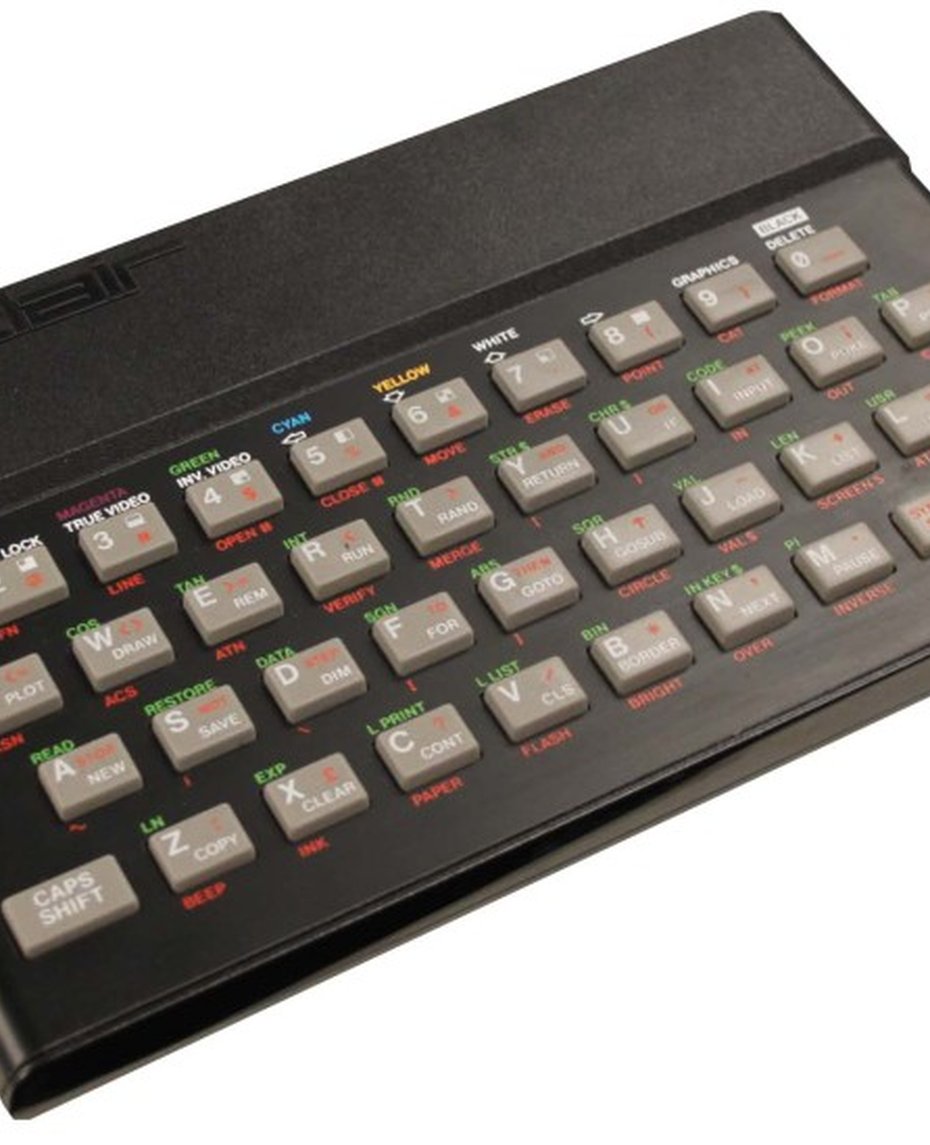 Image of Early Sinclair ZX Spectrum Computer, 1982