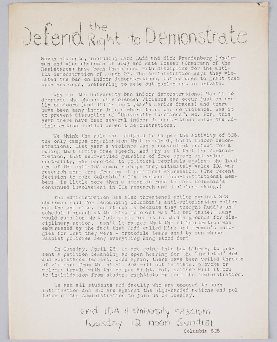 Image of Defend the Right to Demonstrate