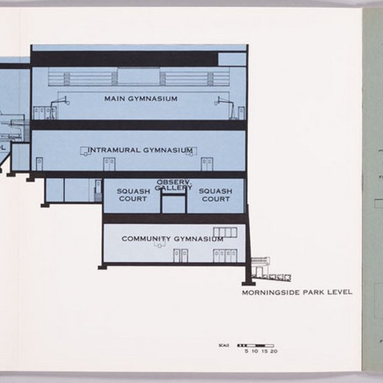 Image of Brochure: "The New Gymnasium"